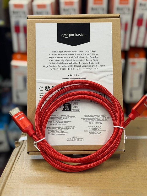 کابل HDMI 8K برند Amazon کنفی 1.8 متر تک و عمده