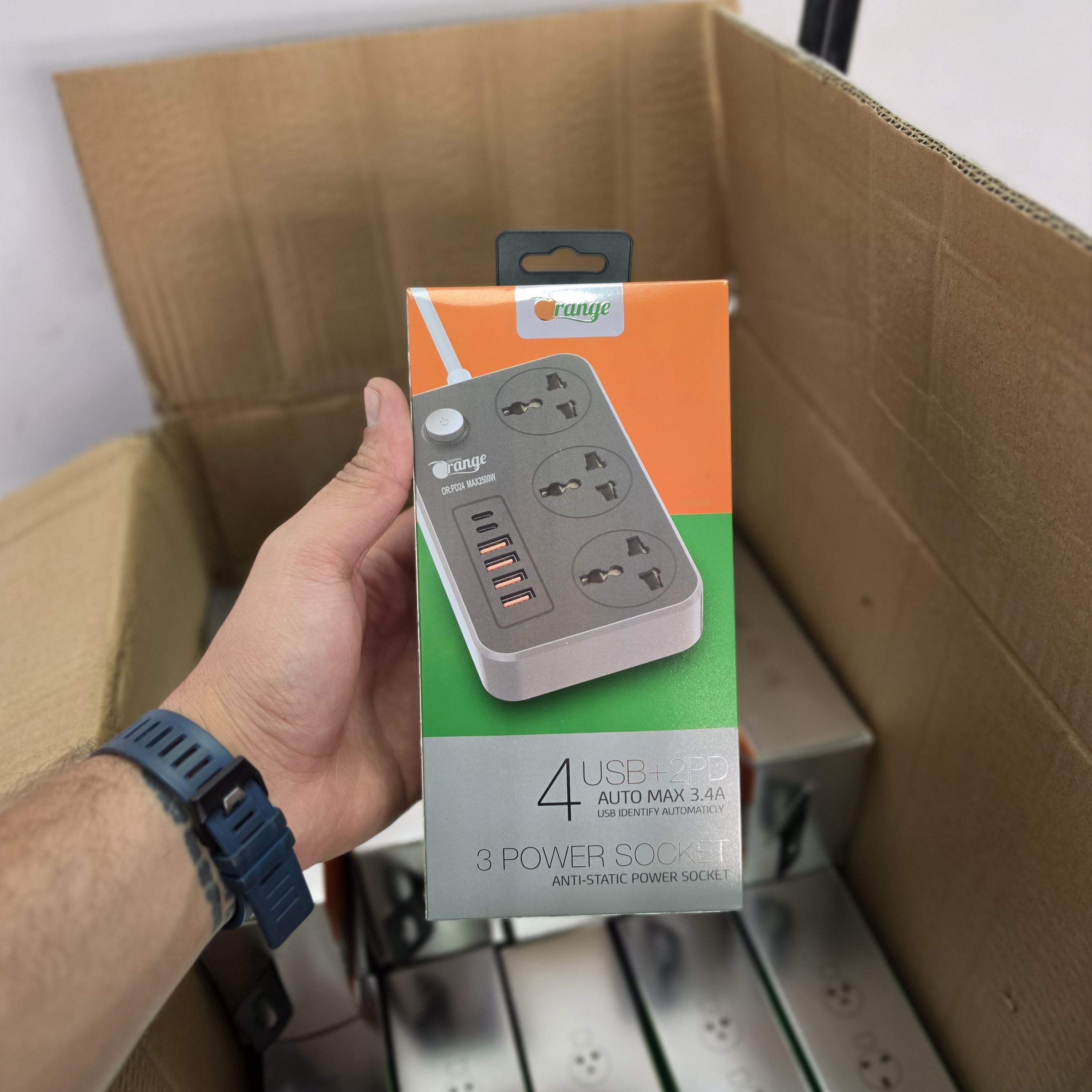 سراهی برق UK اورنج 2 متری USB,TYPE-C